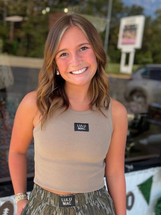 LULU MAC: OG Tank: Dark Taupe