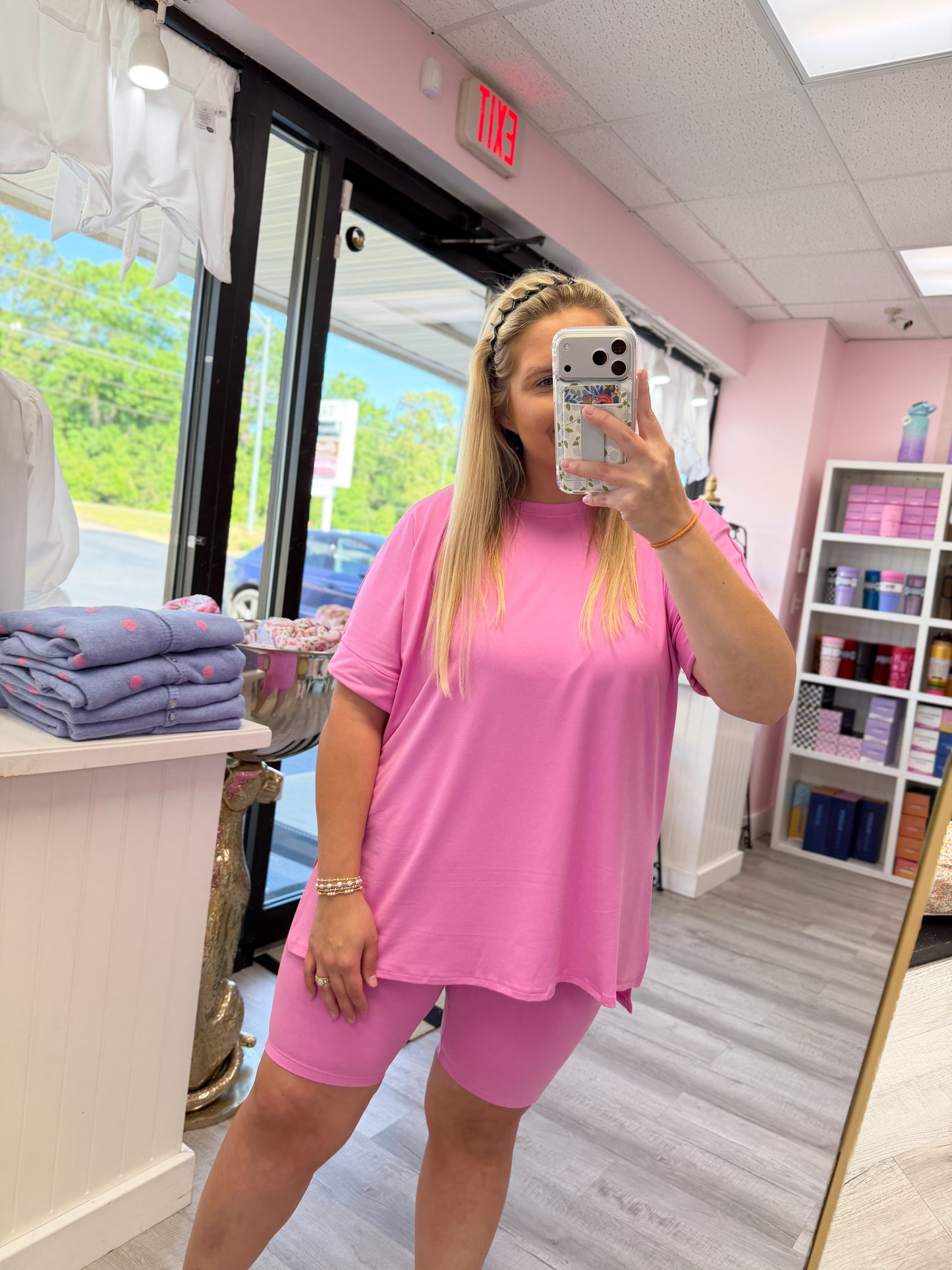Buttery Soft Top & Biker Shorts Set