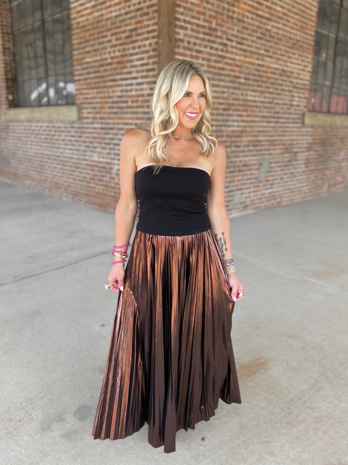 Alessandra Pleated Skirt