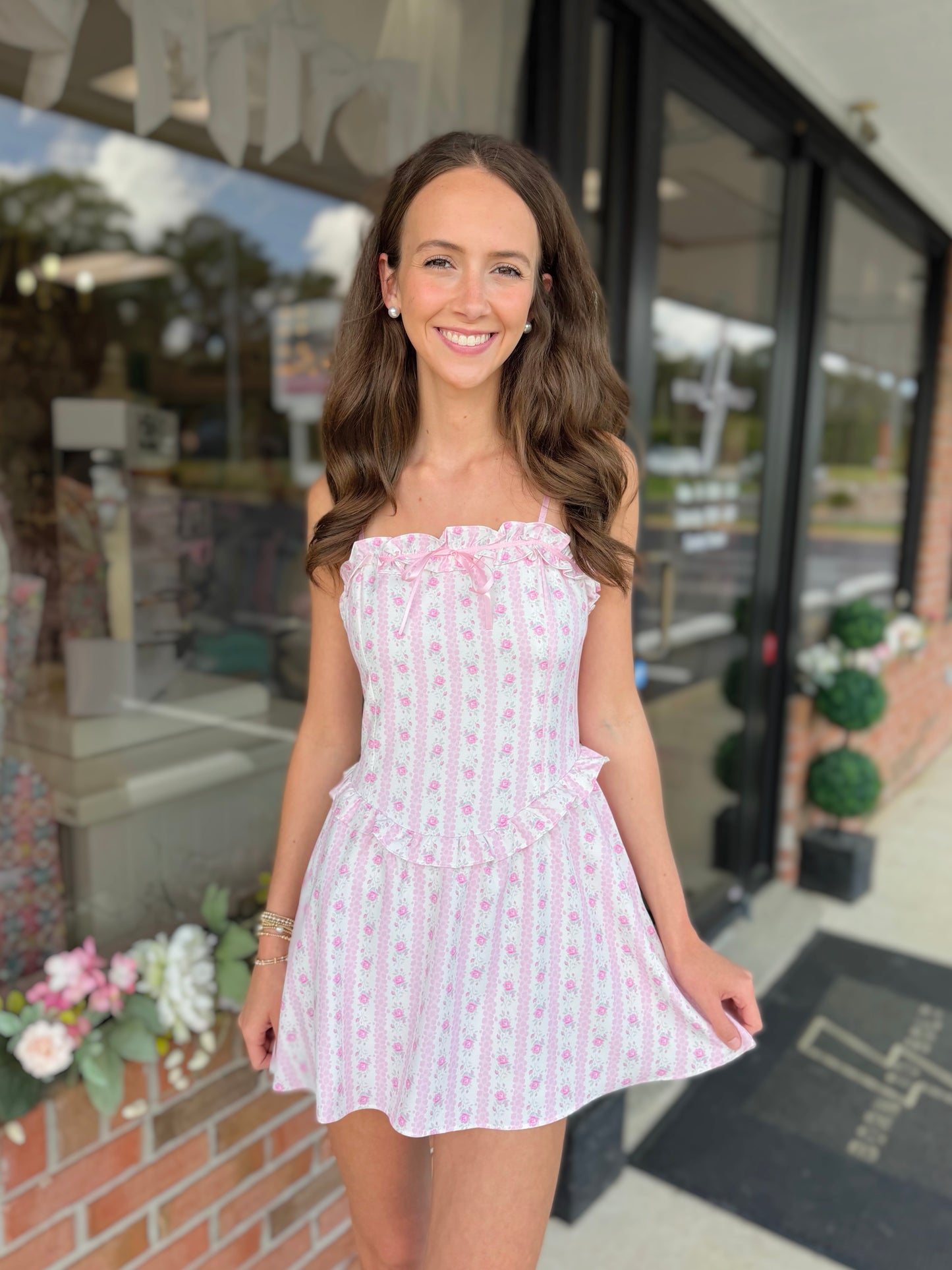 Sweet Garden Romper Dress