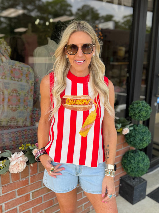 QOS Hot Dog Queen Tank
