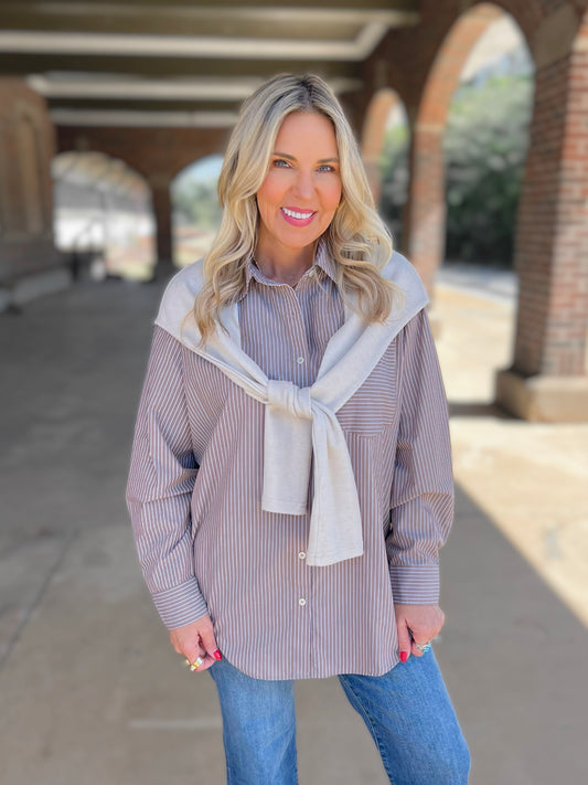 Layered Sleeve Top