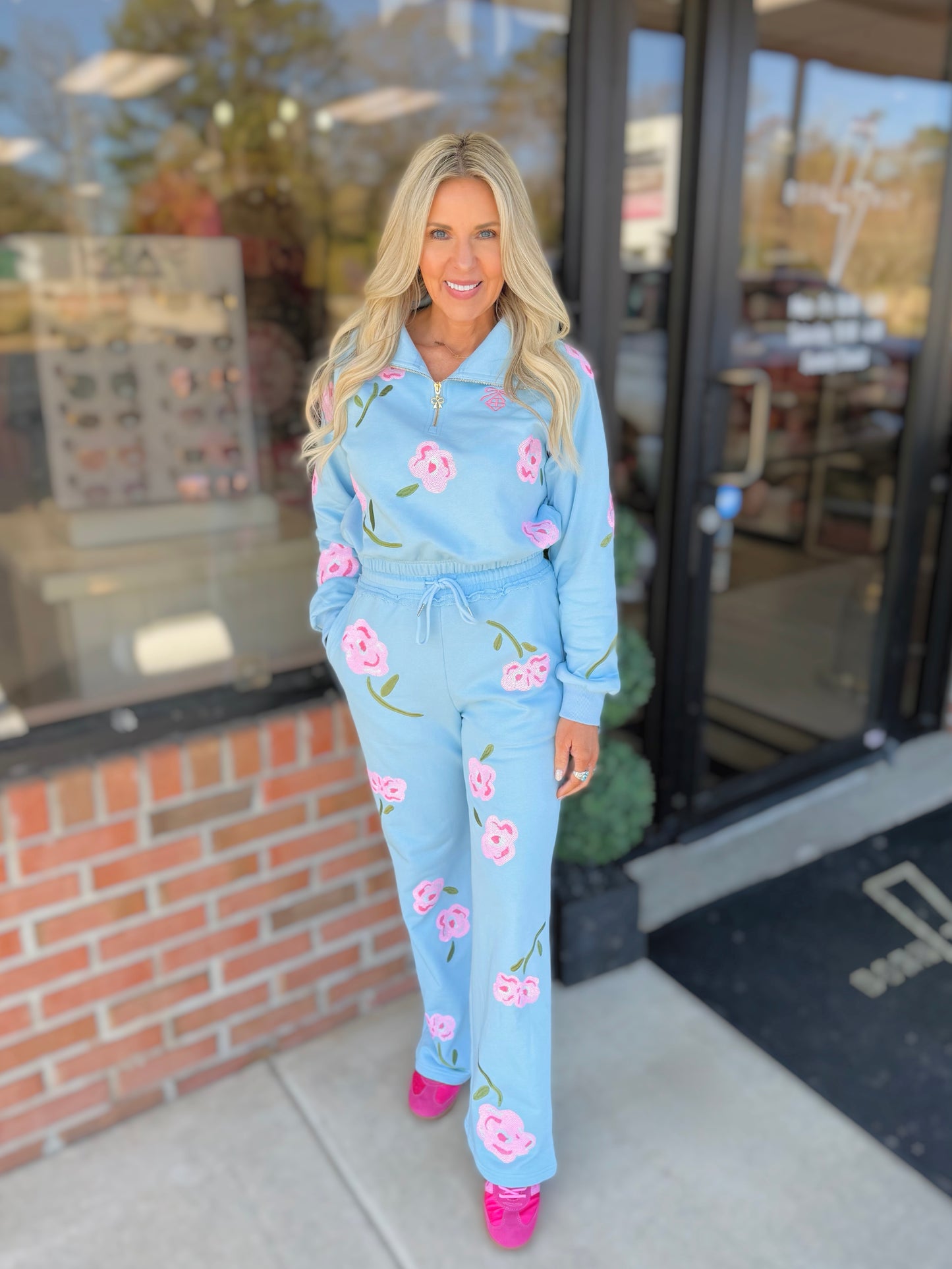 Brianna Cannon Floral Sweatpants