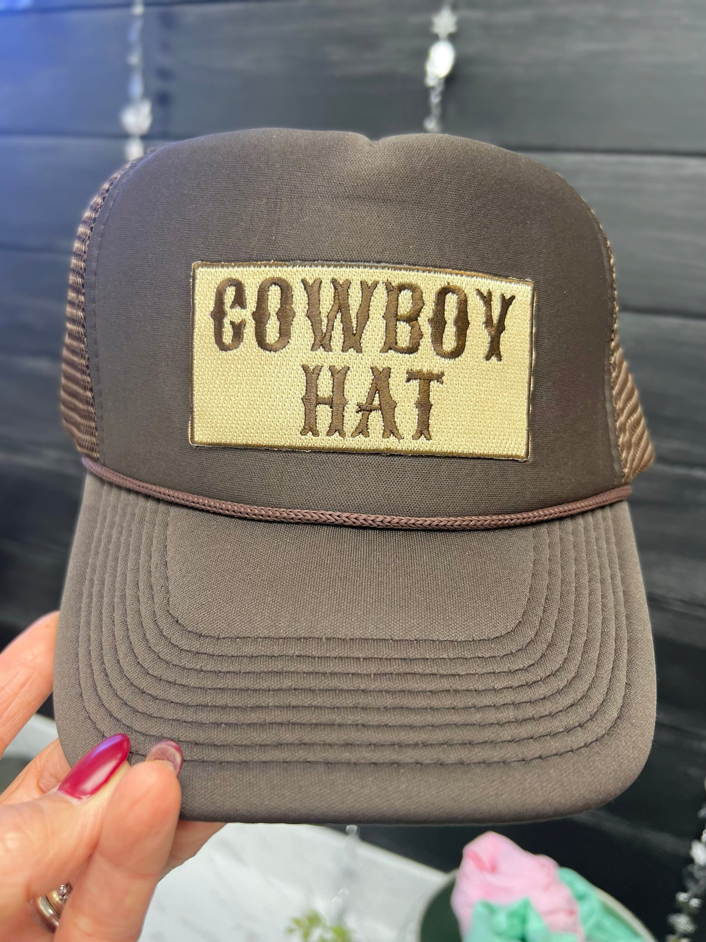 Cowboy Hat Trucker Hat