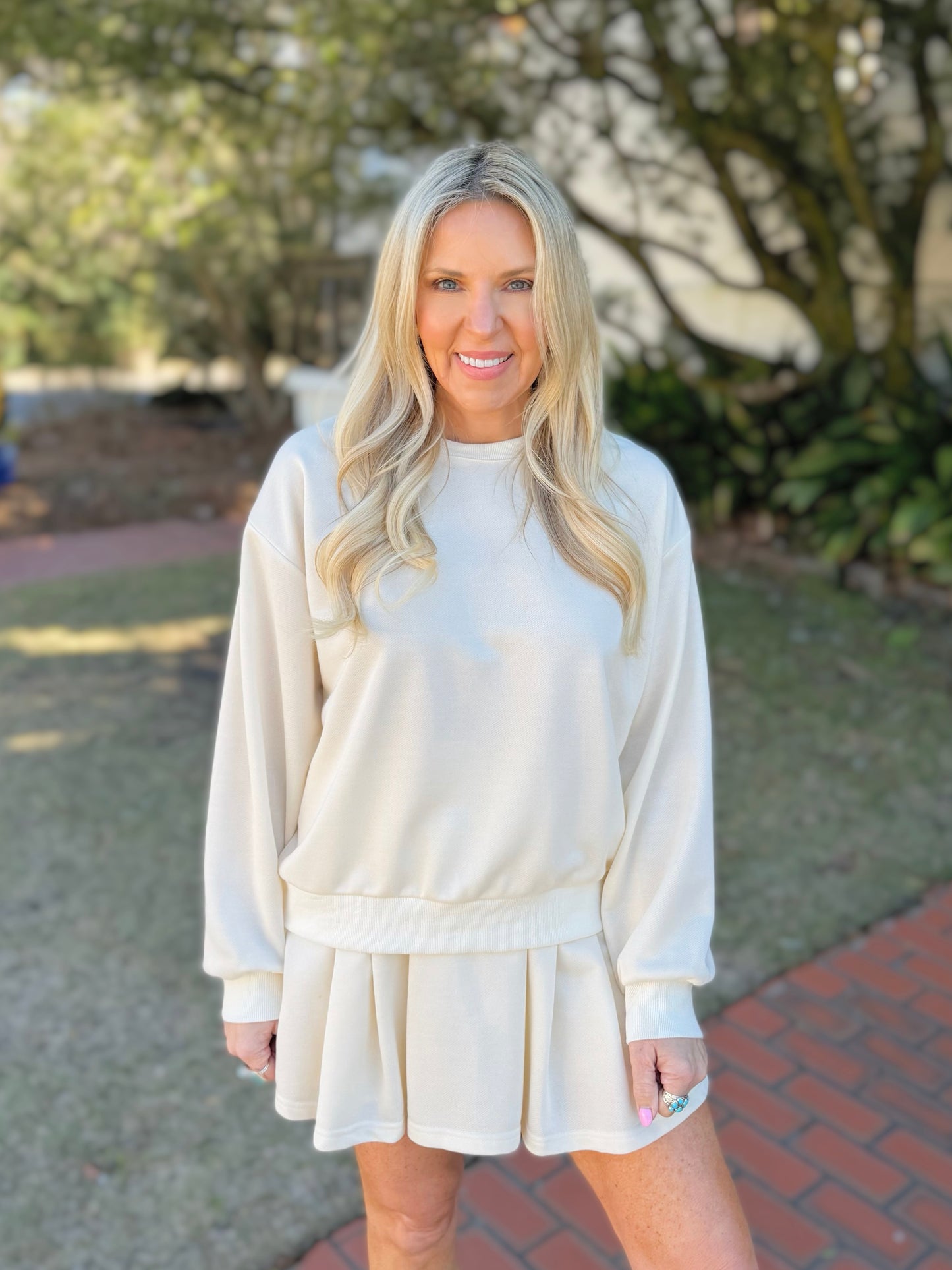 Sweatshirt & Skort Set