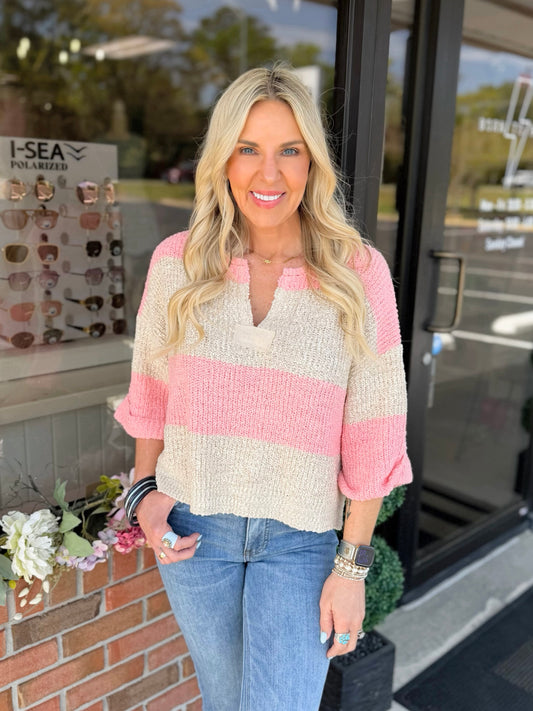 Coastal Sweater Top
