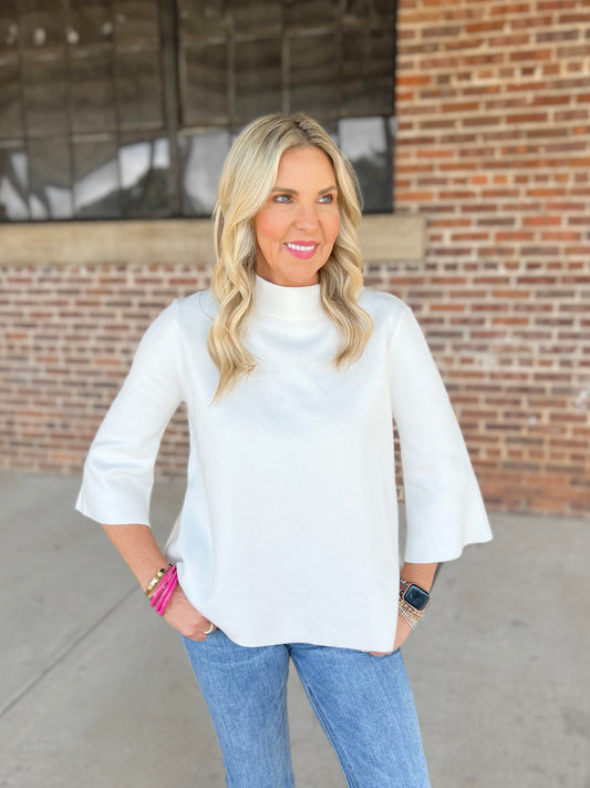 Mock Neck Sweater
