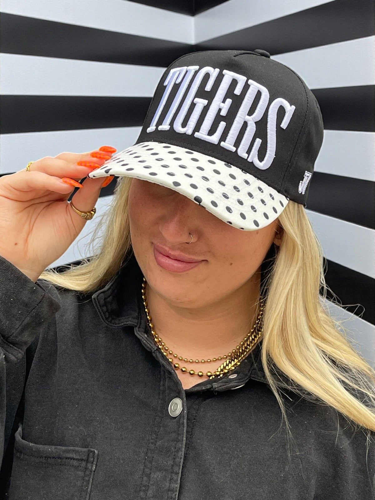 Tigers Polka Dot Hat
