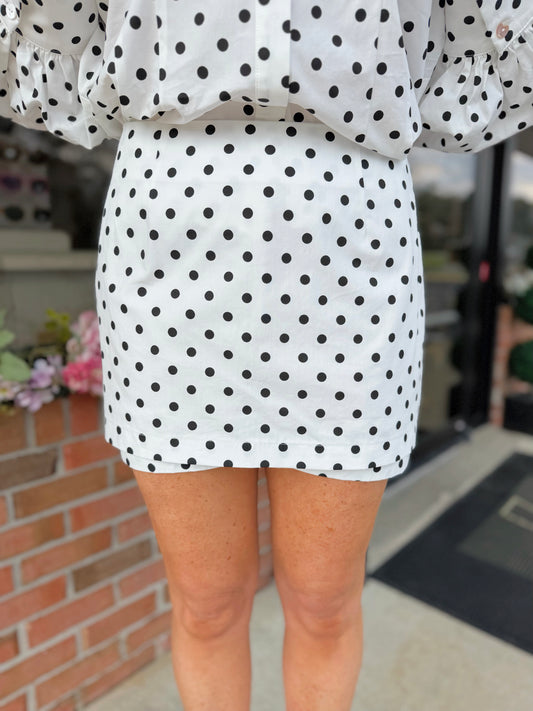 Statement Polka Dot Skort