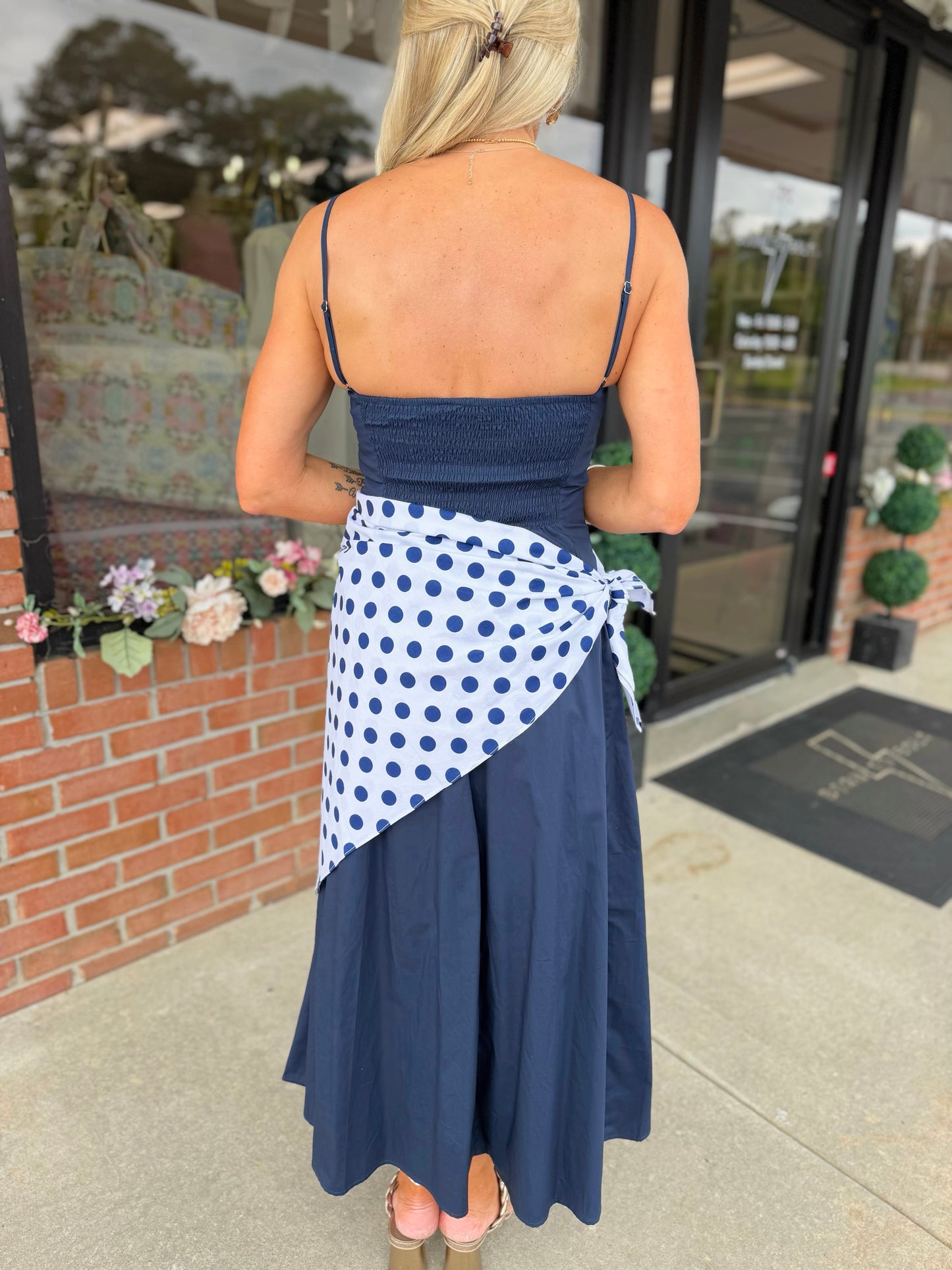 Bandana Tie Maxi Dress