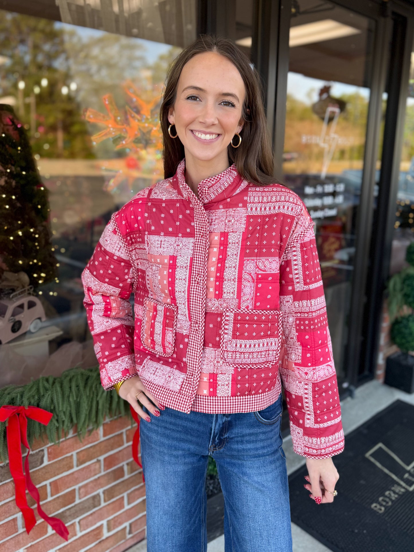 Bandana Patchwork Quilted Jacket