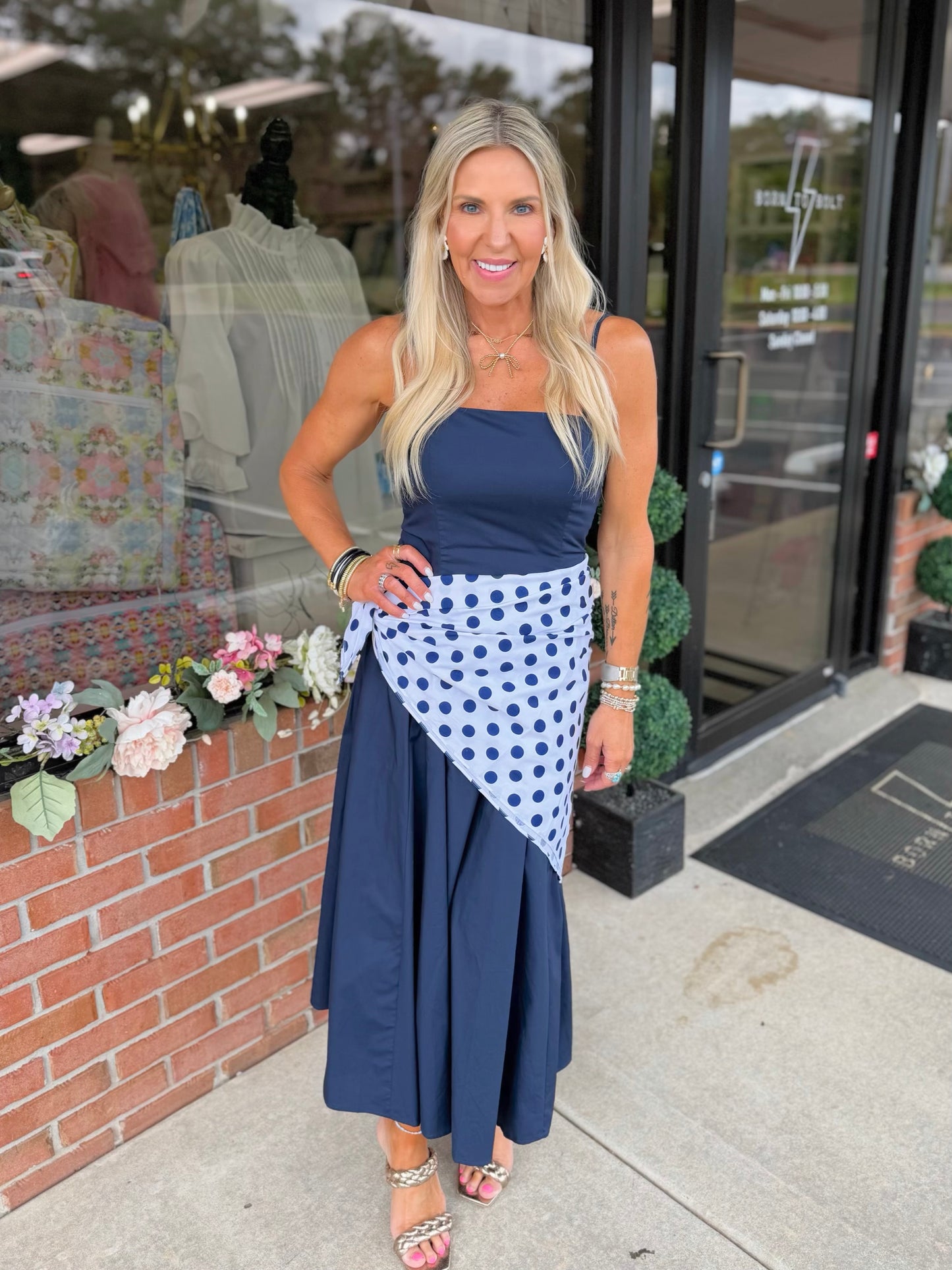Bandana Tie Maxi Dress