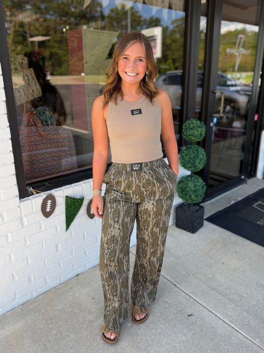 LULU MAC: Mossy Oak Bottomland Pants