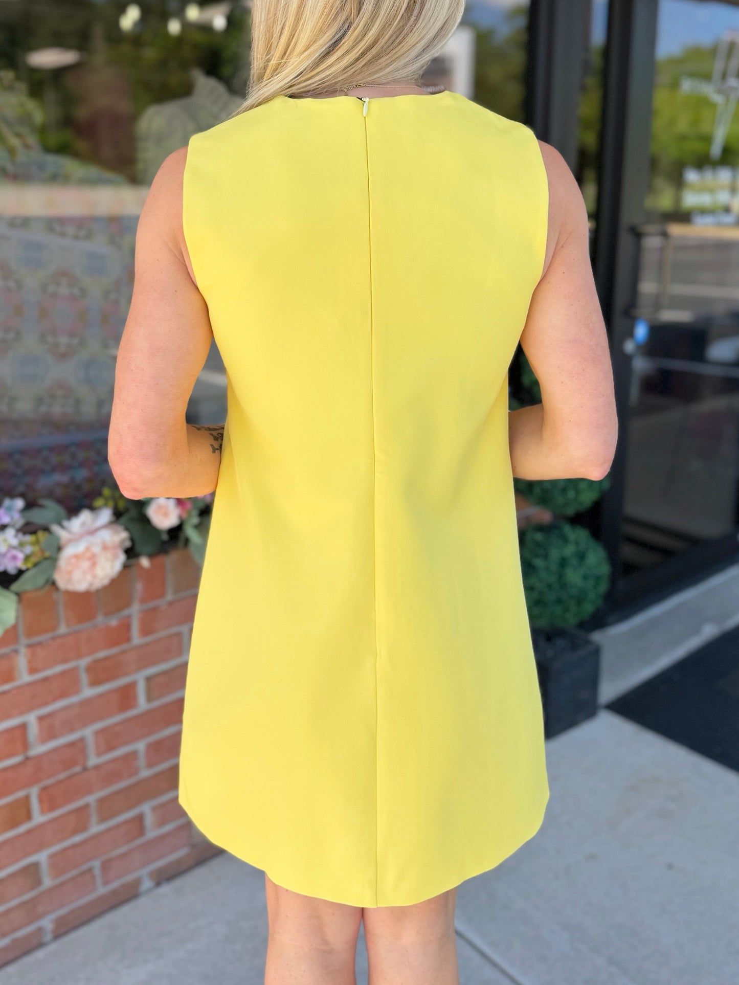 Summer Mini Dress with 3D Floral