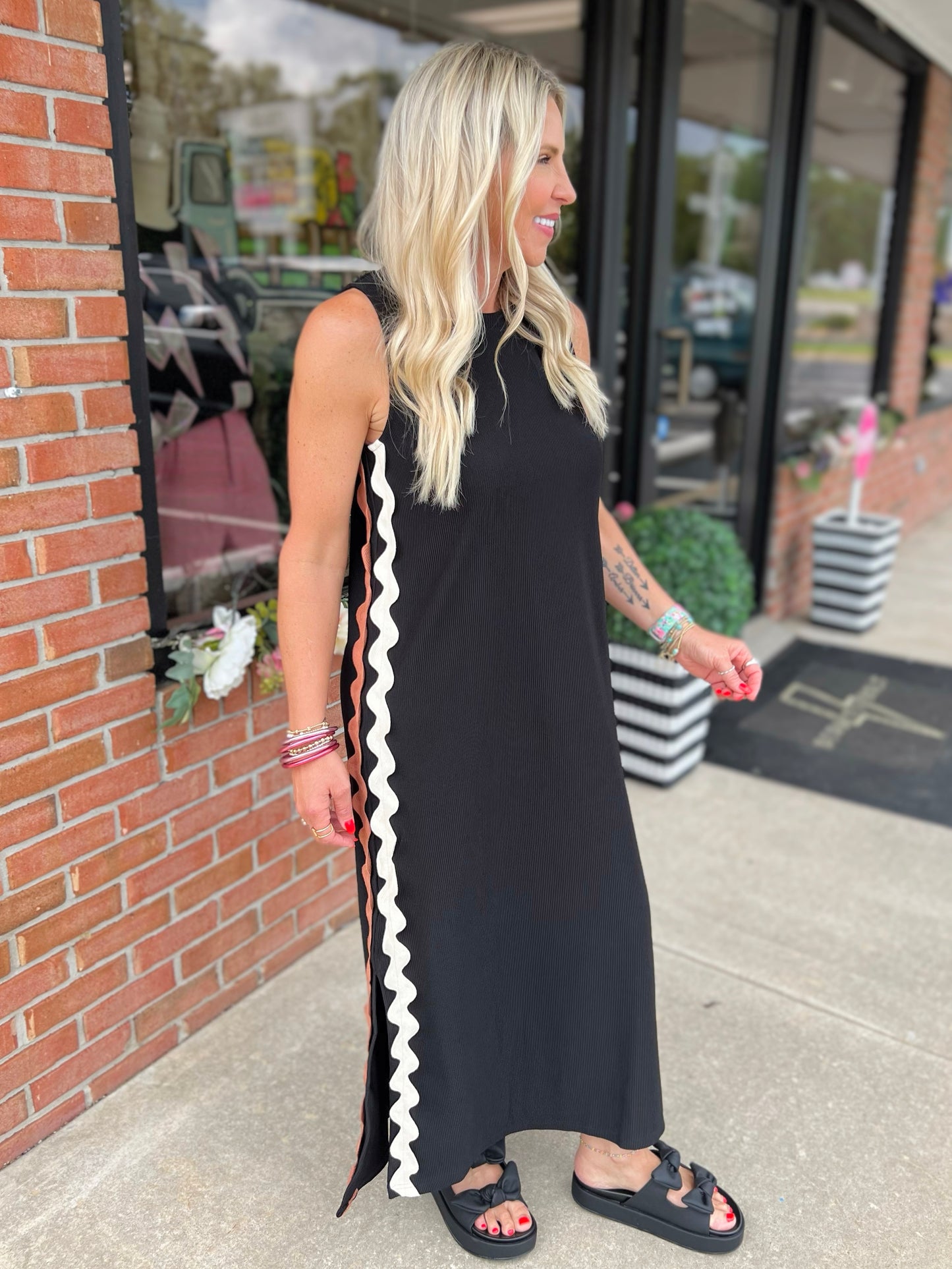 Ric Rac Maxi Dress