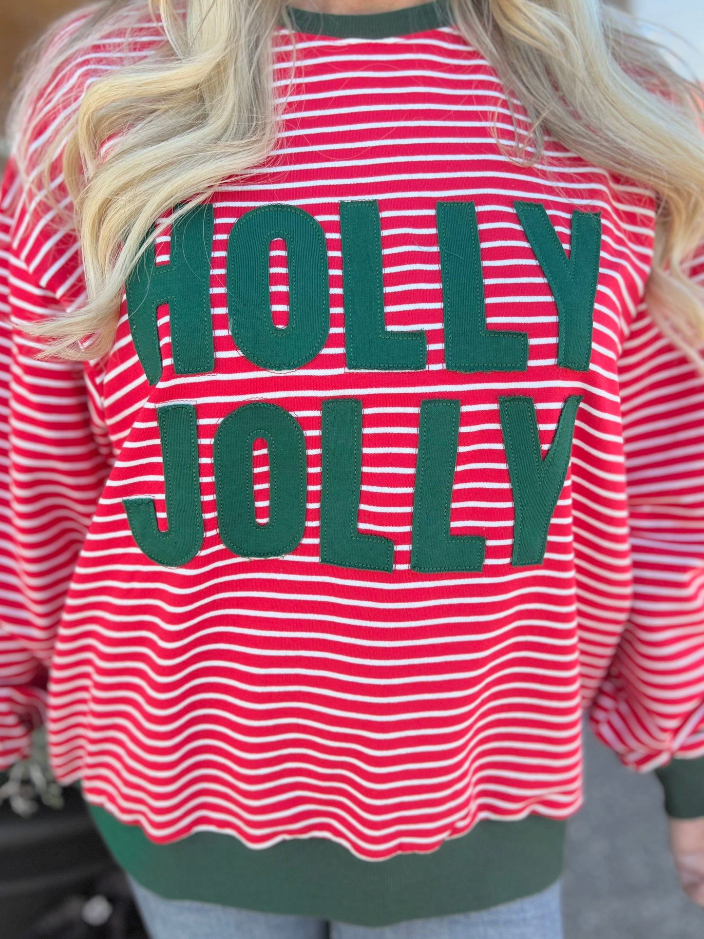Holly Jolly Stripe Top