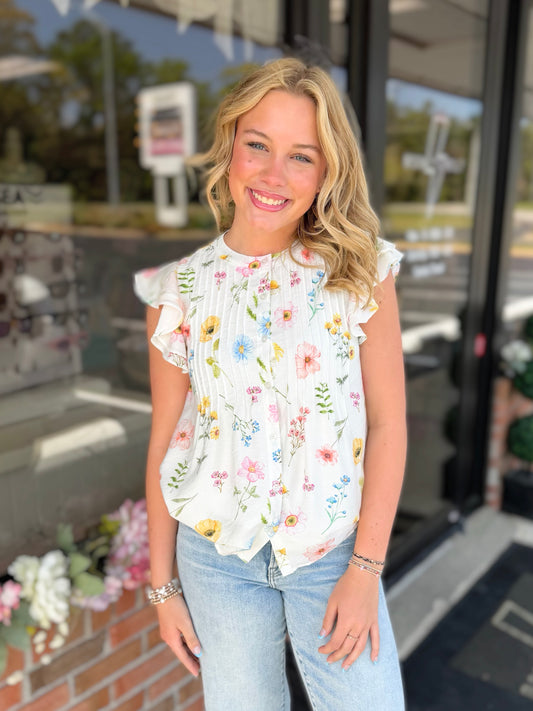 Amelia Floral Top