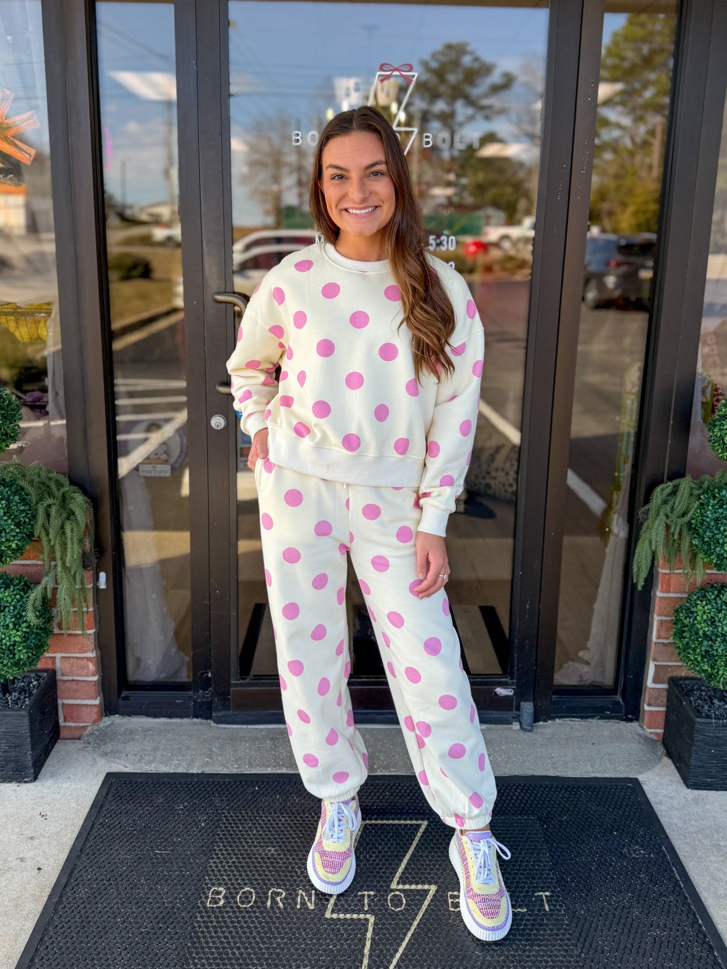 Polka Dot Sweatpants