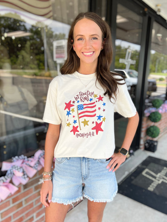 Let Freedom Ring Custom Tee