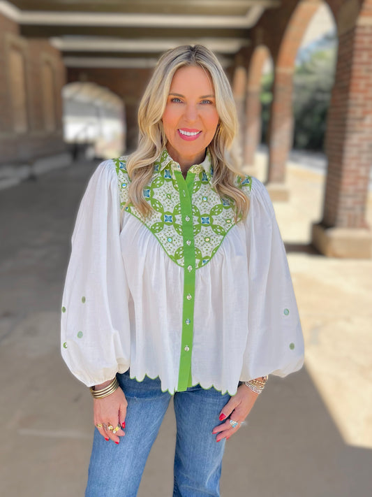 Brooks Avenue Maria Blouse