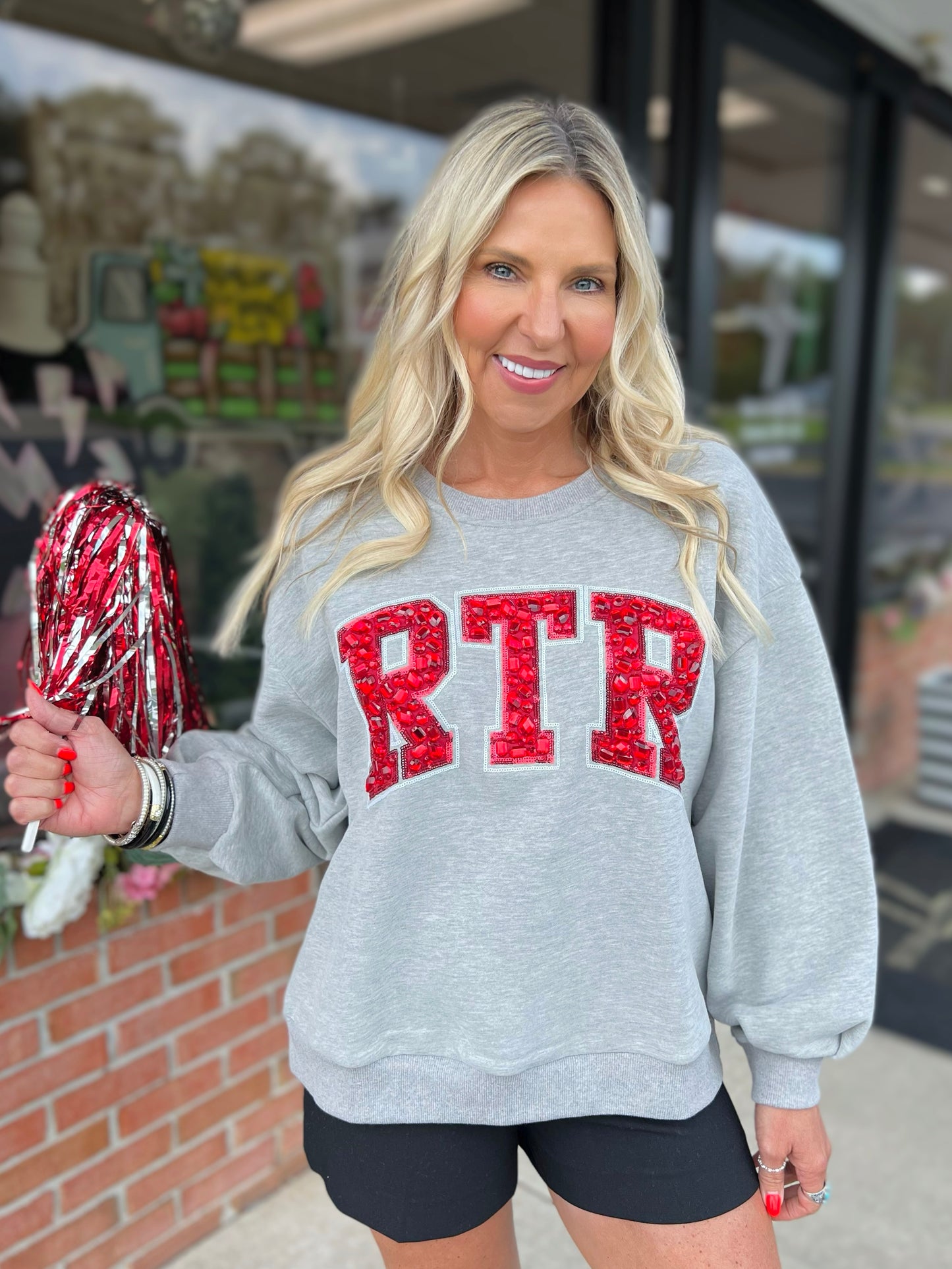 QOS Licensed RTR Jeweled Sweatshirt