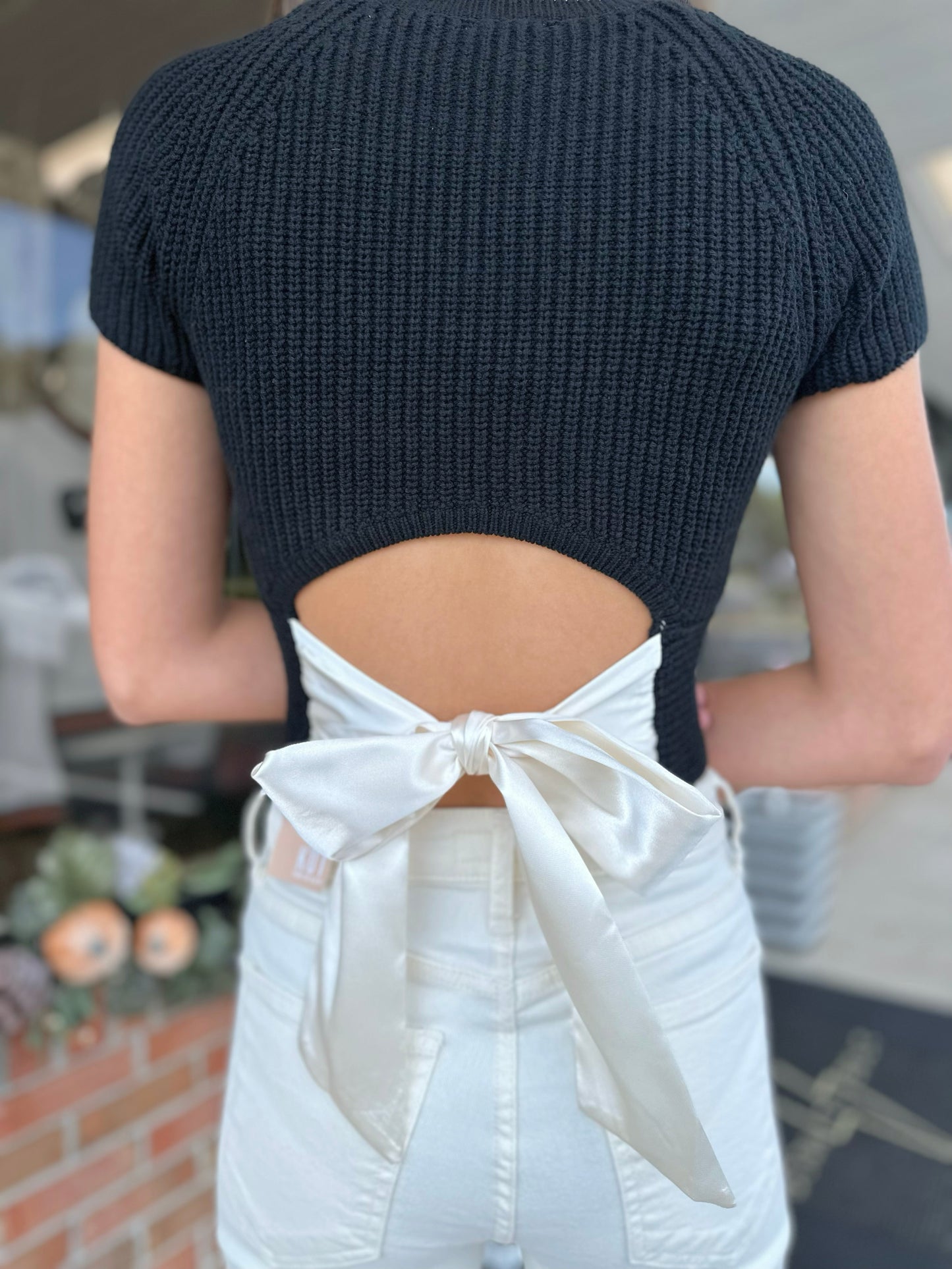 Back Bow Top