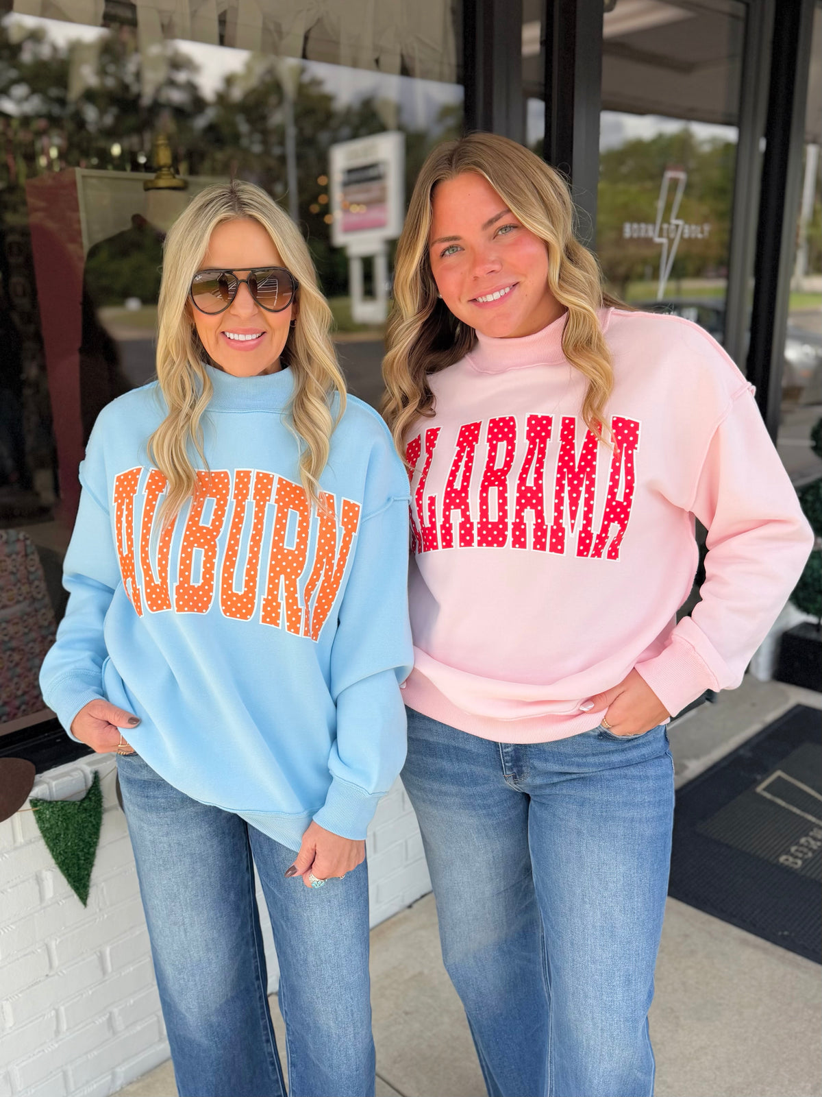 Auburn/Alabama Mock Neck