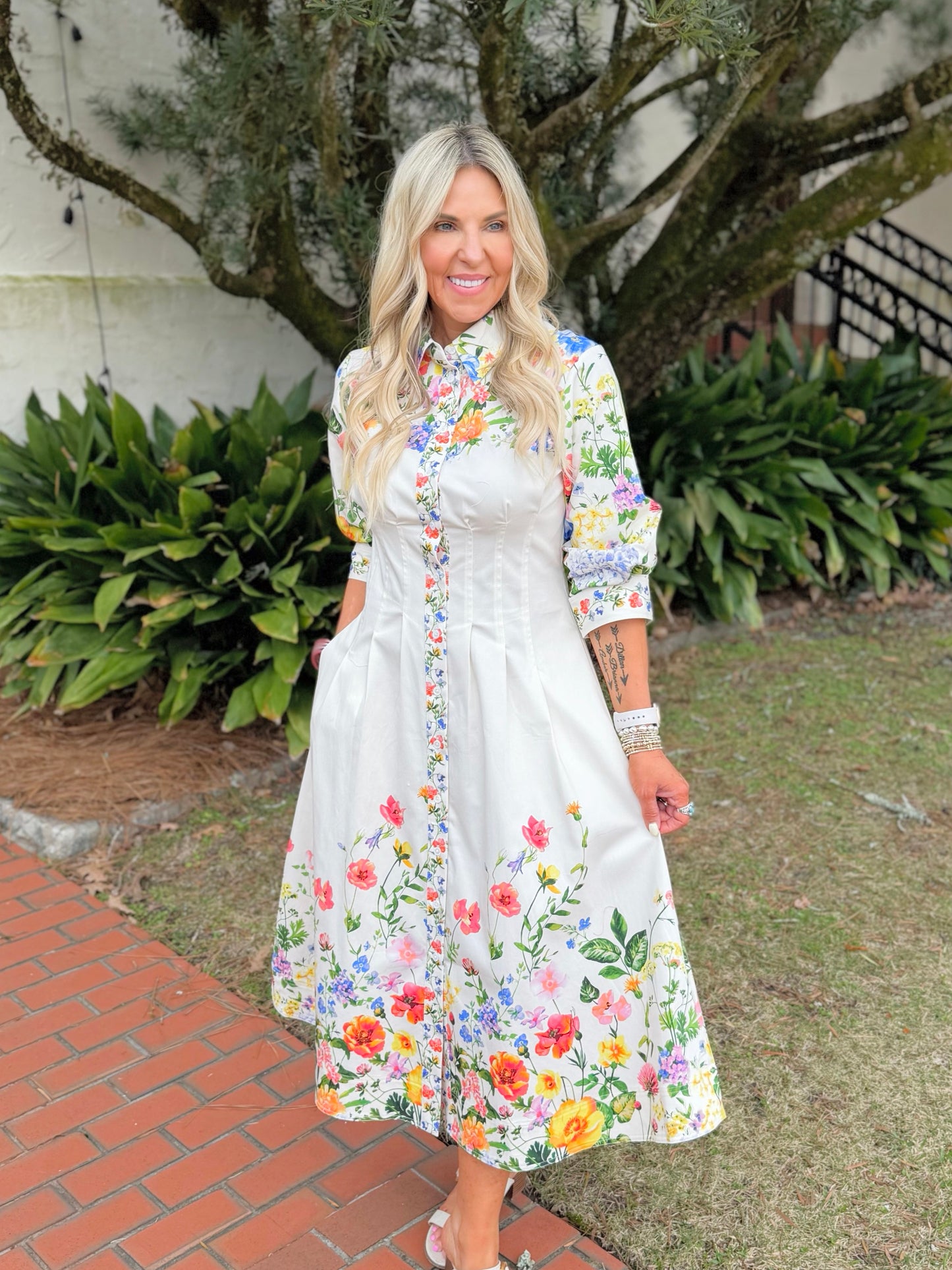 Enchanted Floral Dress
