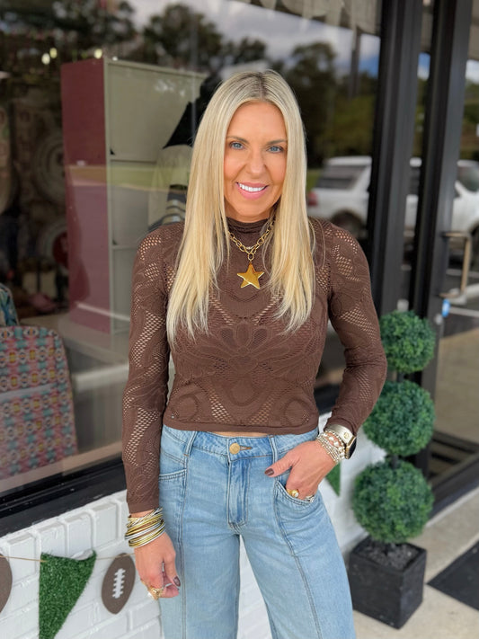 Jacquard Layering Top