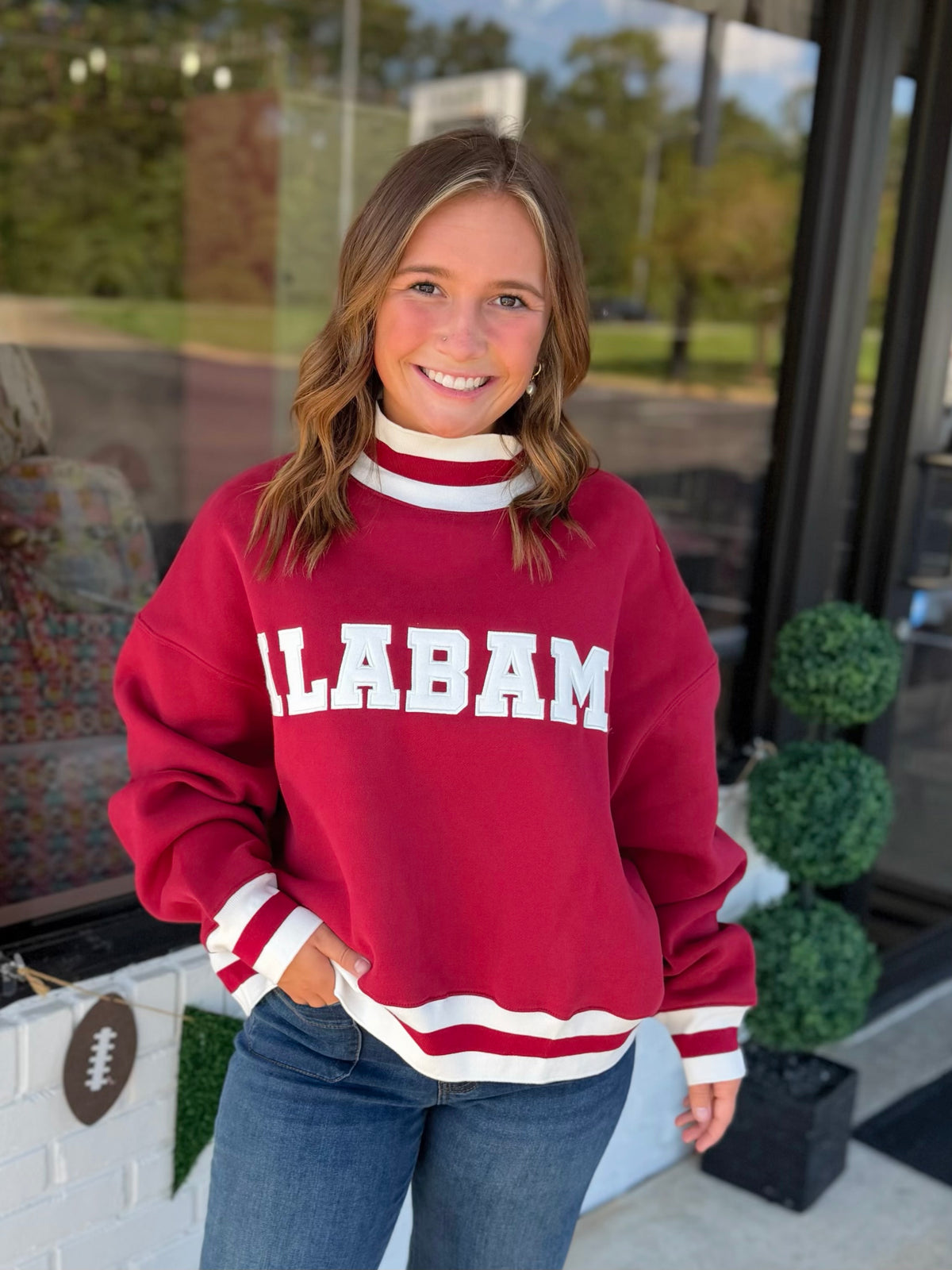 Alabama Mockneck Sweatshirt