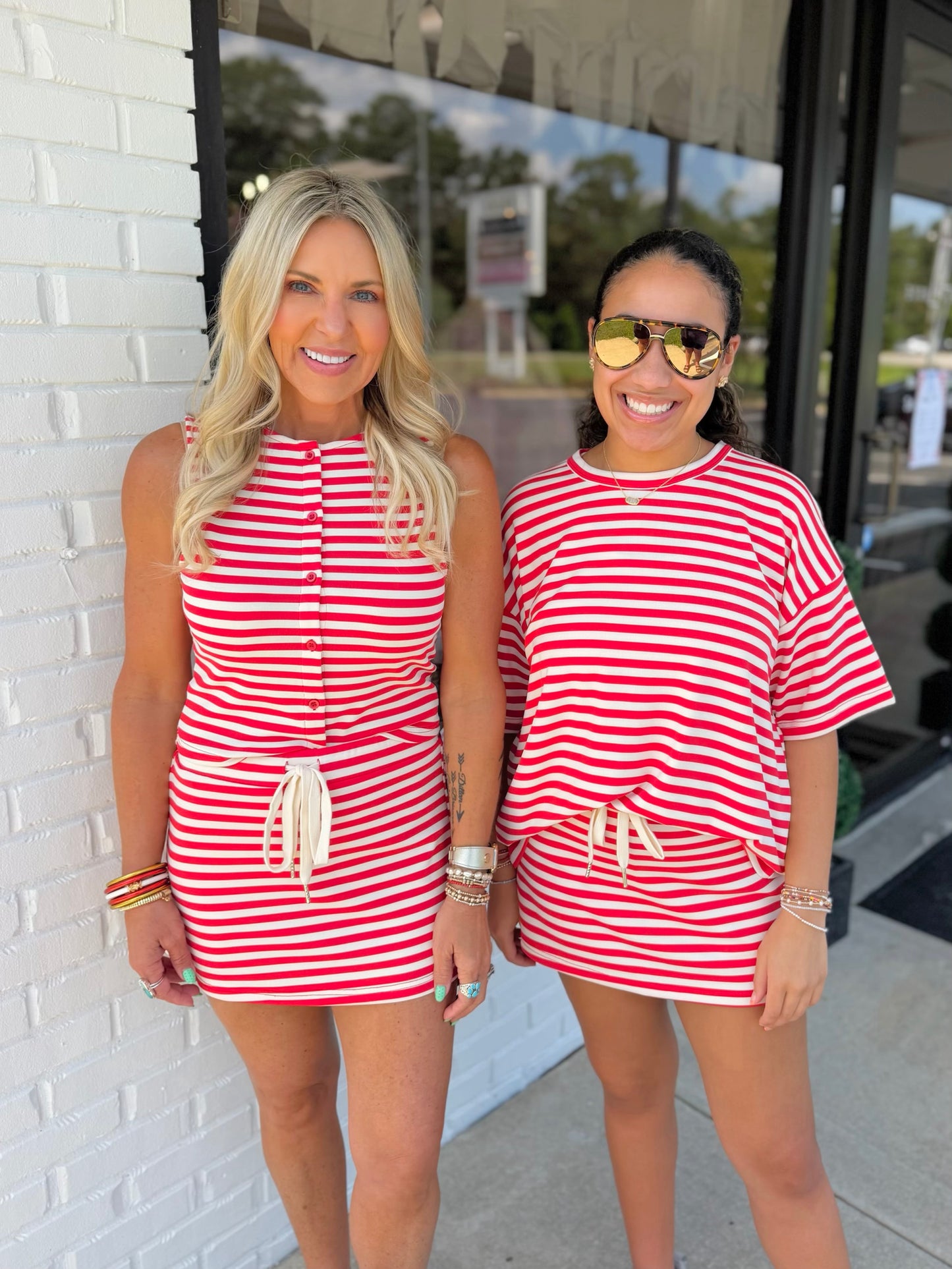 Stacey Stripe Sleeveless Top