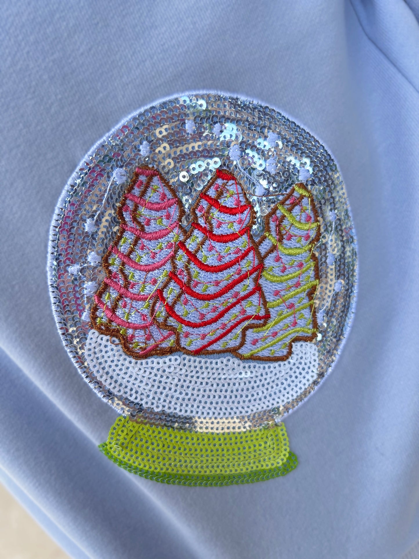 QOS Christmas Snow Globe Sweatshirt