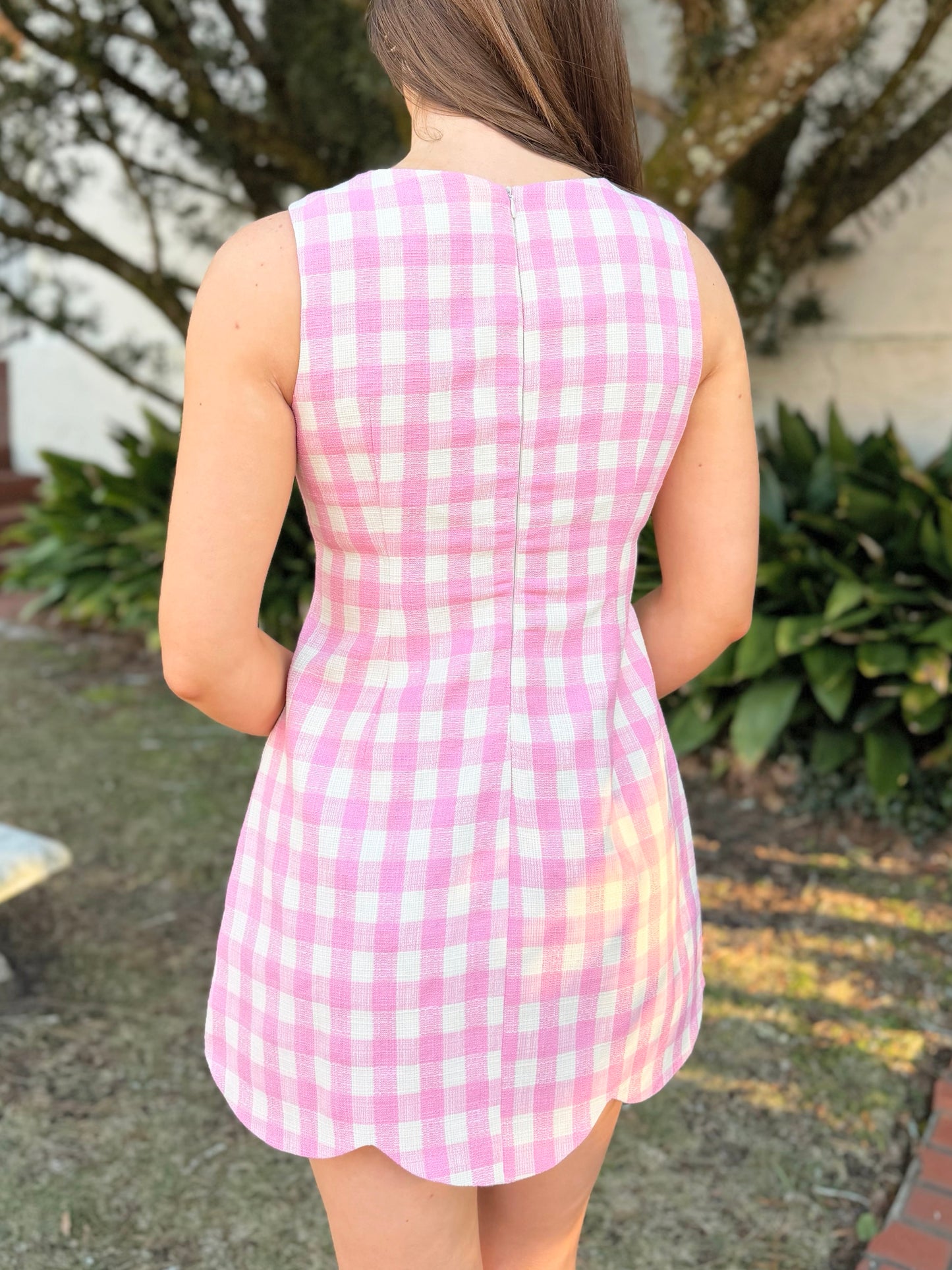 Gingham Mini Dress