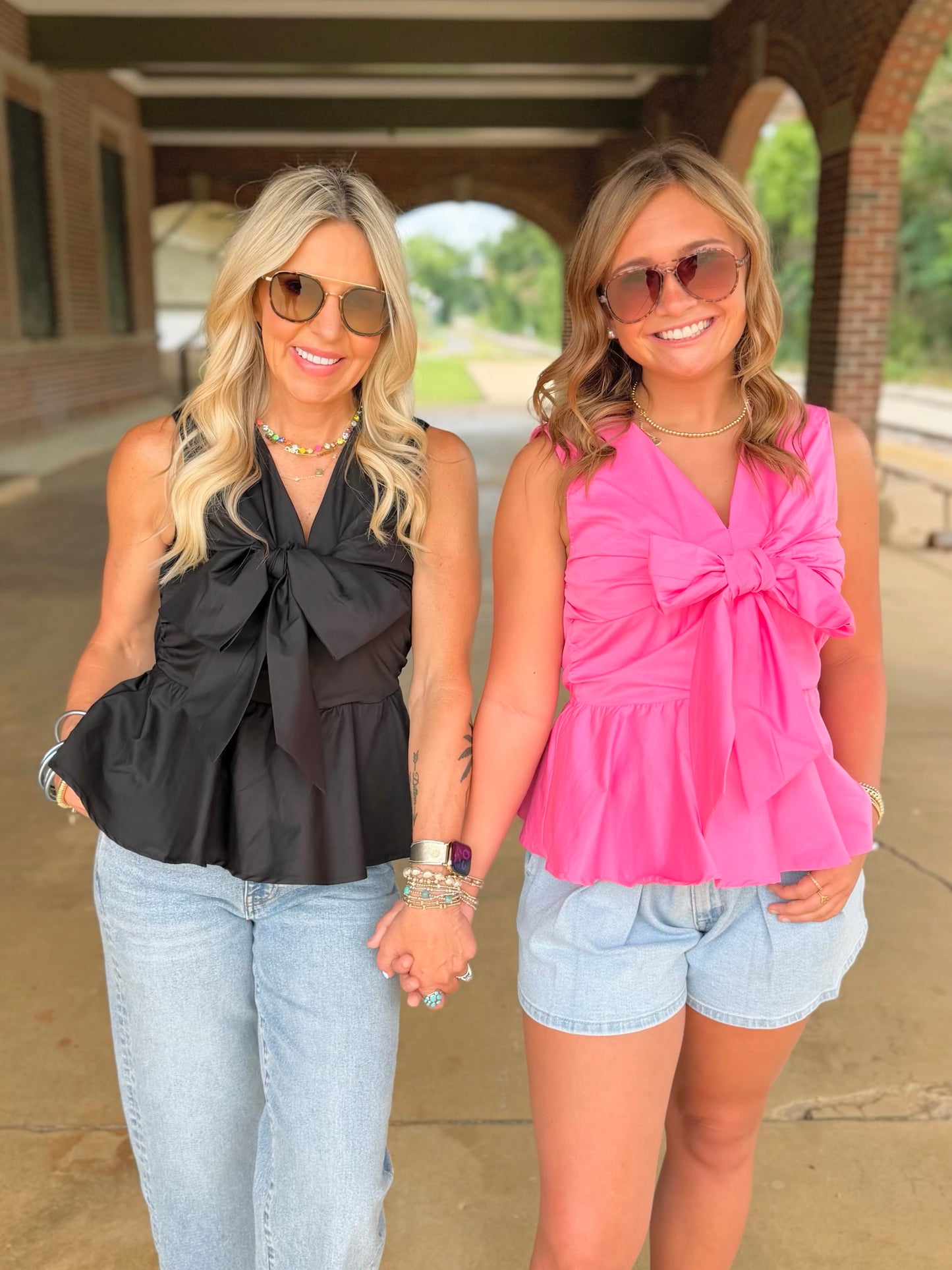 Bow Detail Top
