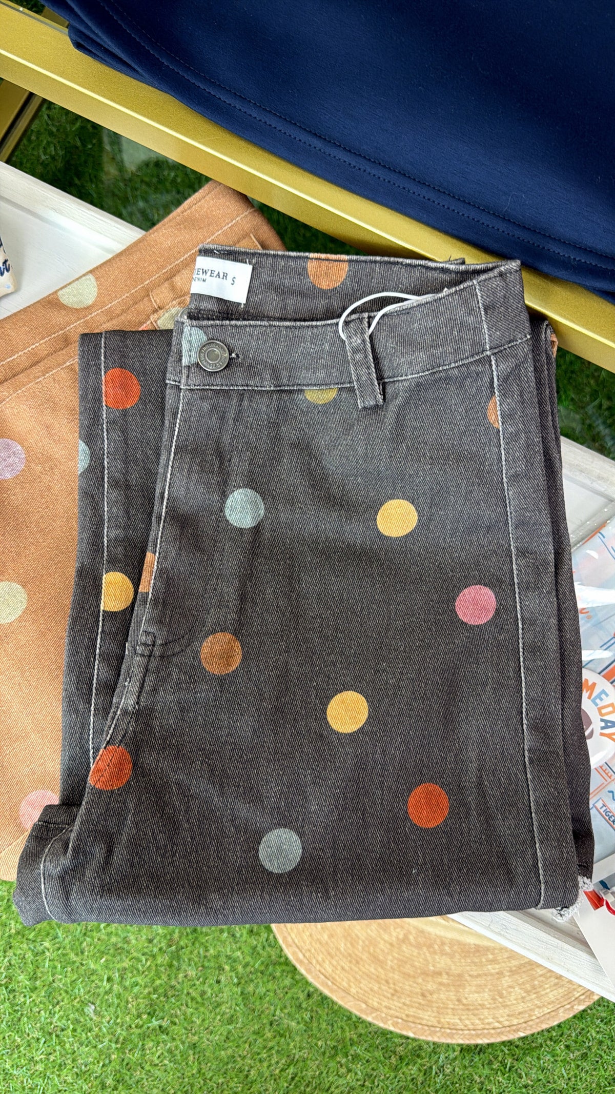 Pastel Polka Dot Jeans