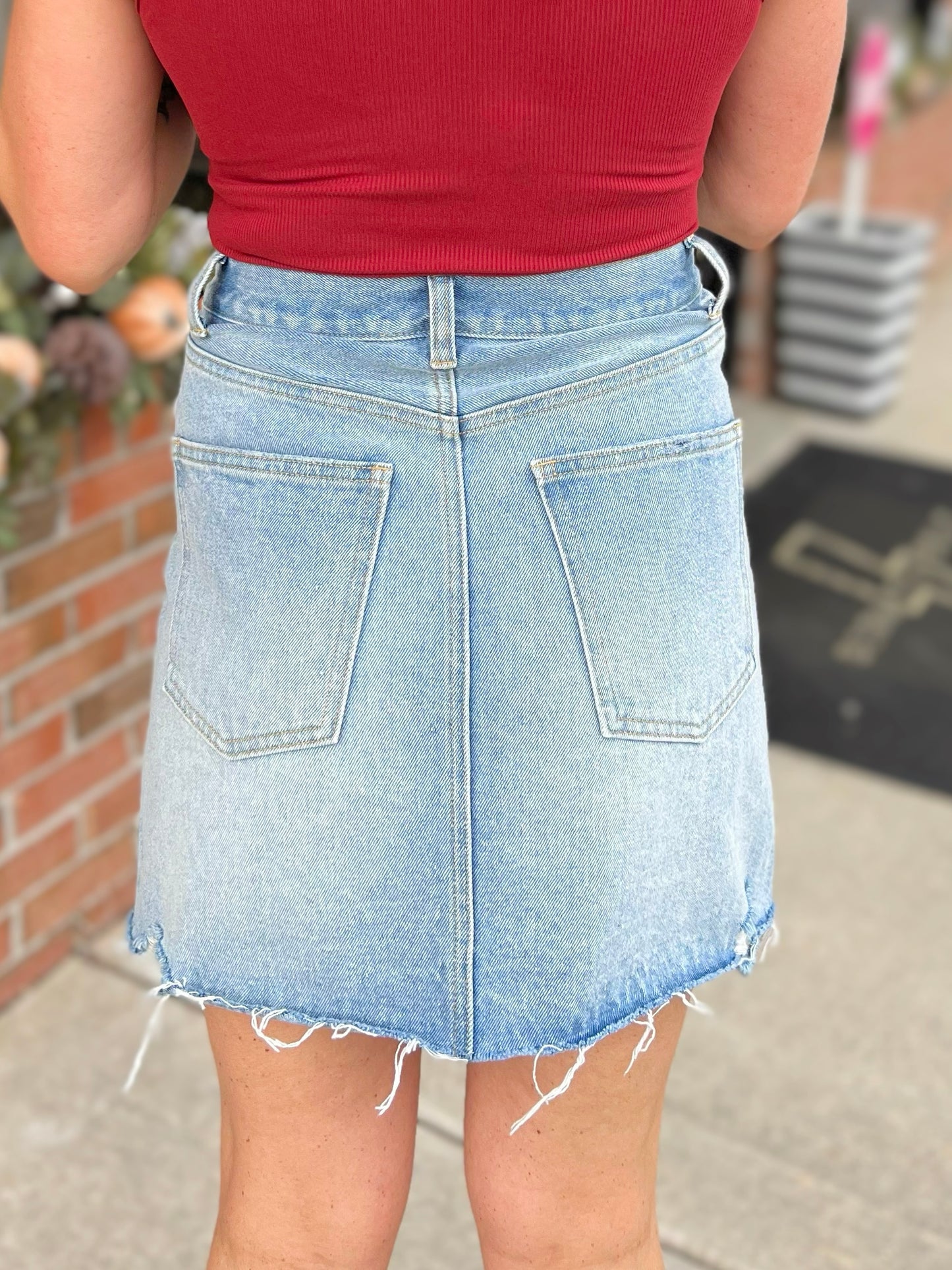 Brooke Denim Skirt