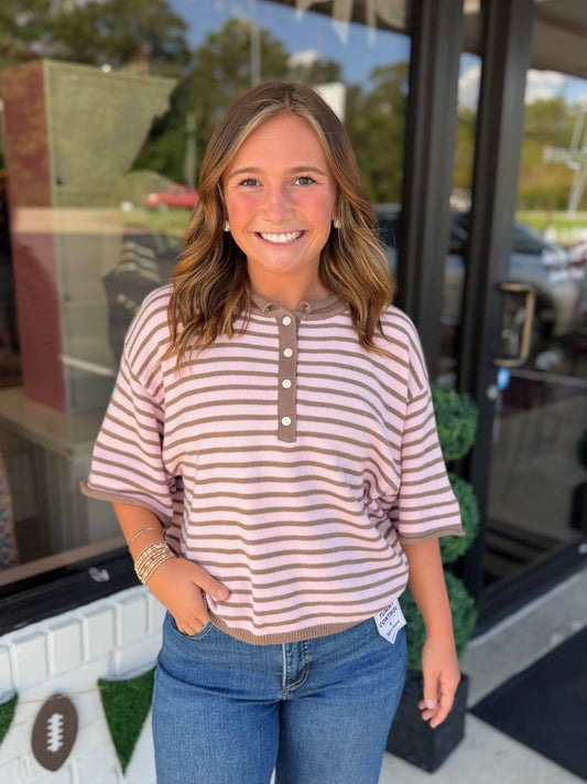 Samantha Striped Sweater