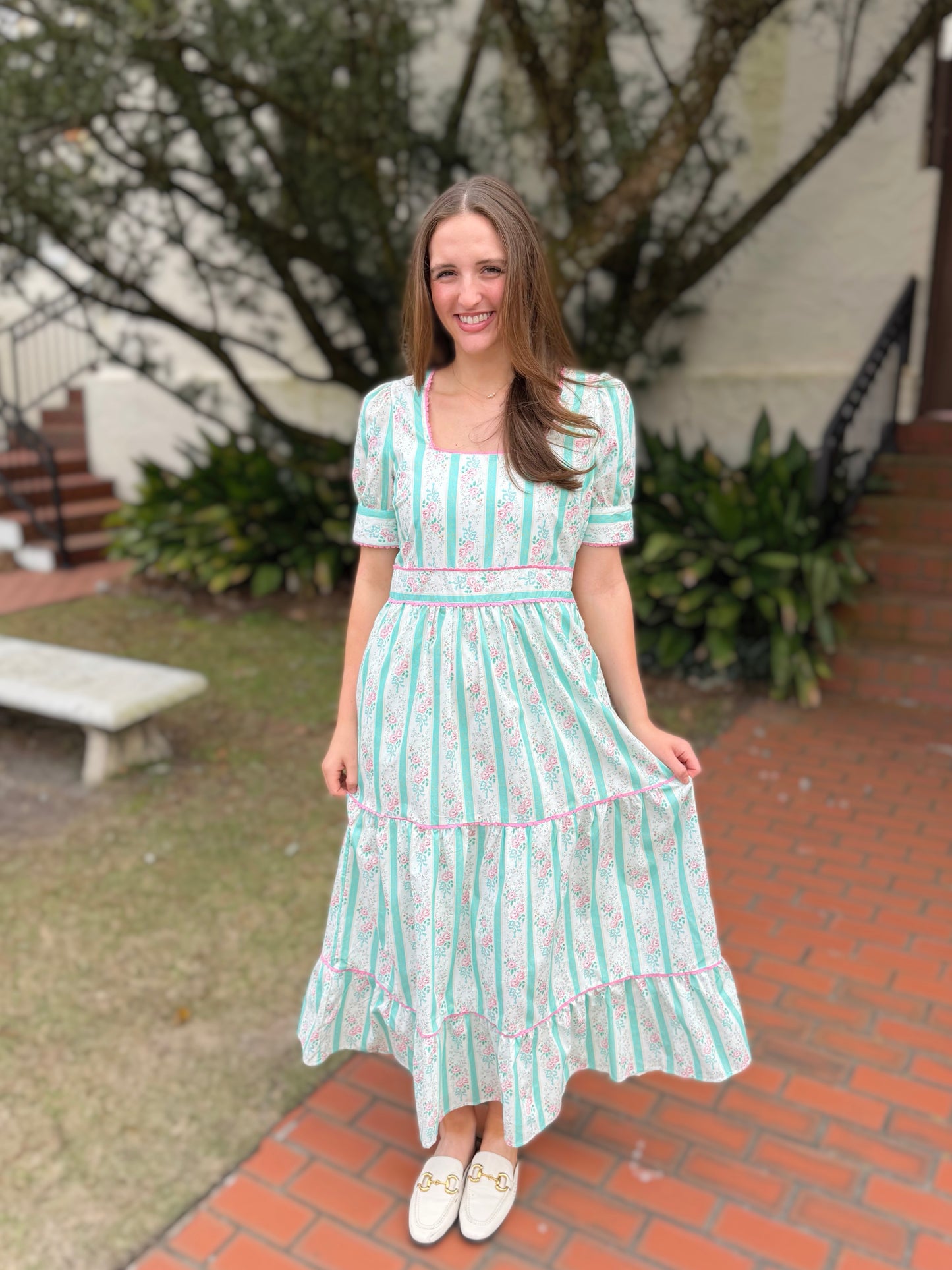 Spring Stripes Dress