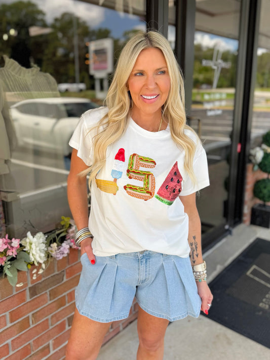 QOS USA Icon Tee