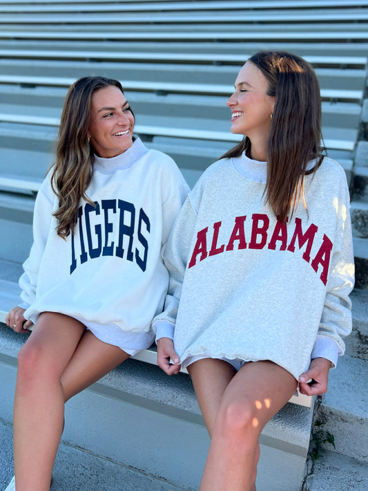 Reversible Mock Neck Sweatshirt