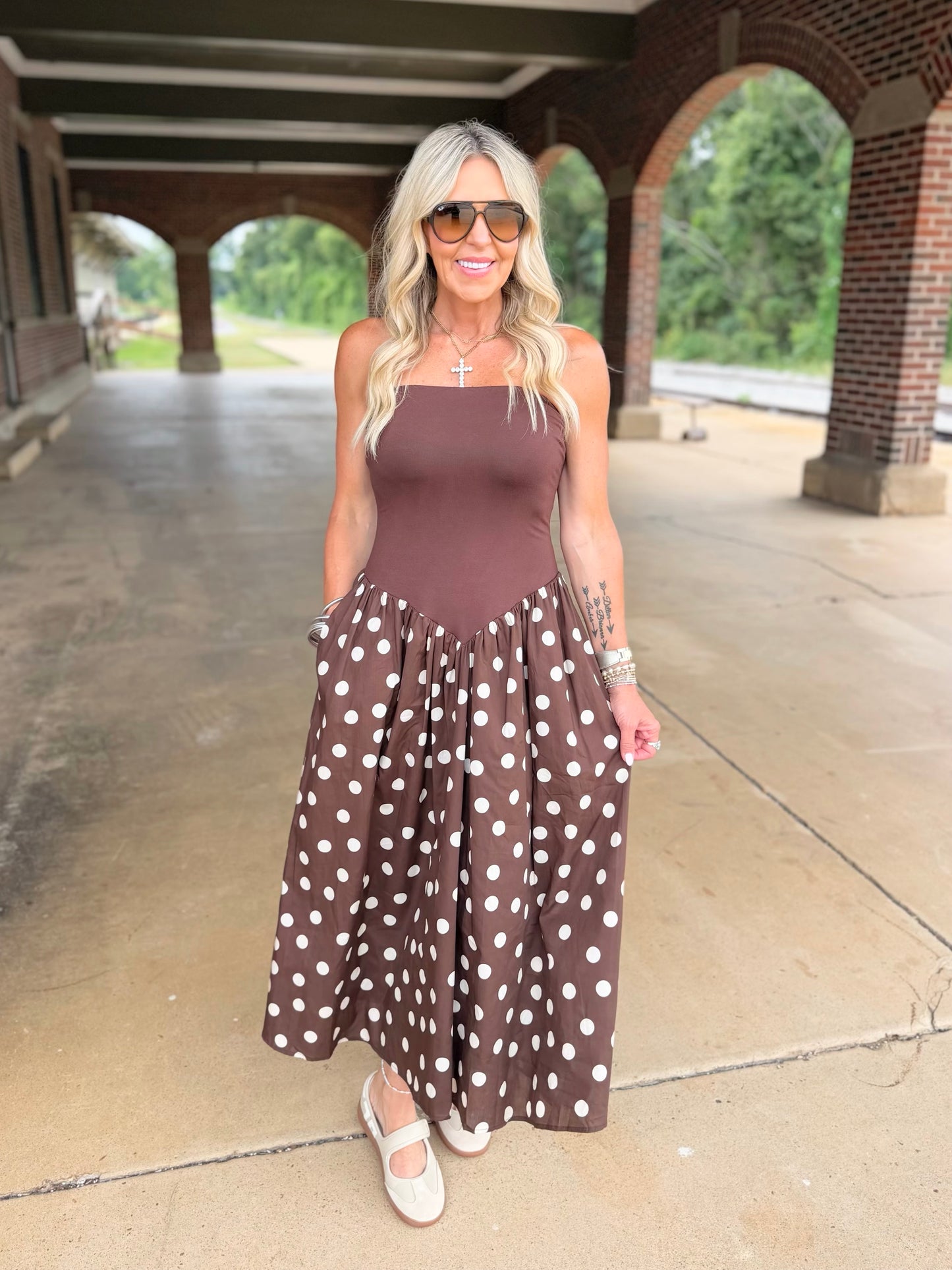 Brandi Polka Dot Dress