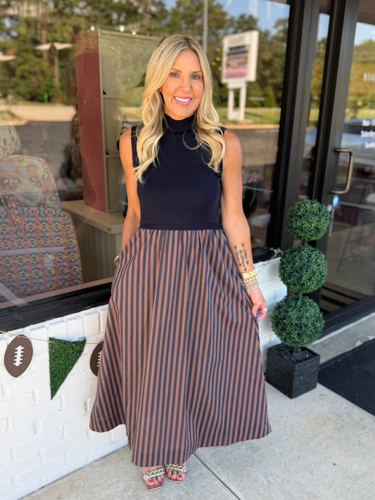 Caitlyn Stripe Dress