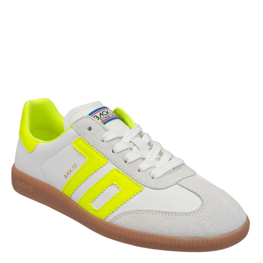 Back 70 Cloud Streetwear Sneaker in Fluorescent Yellow