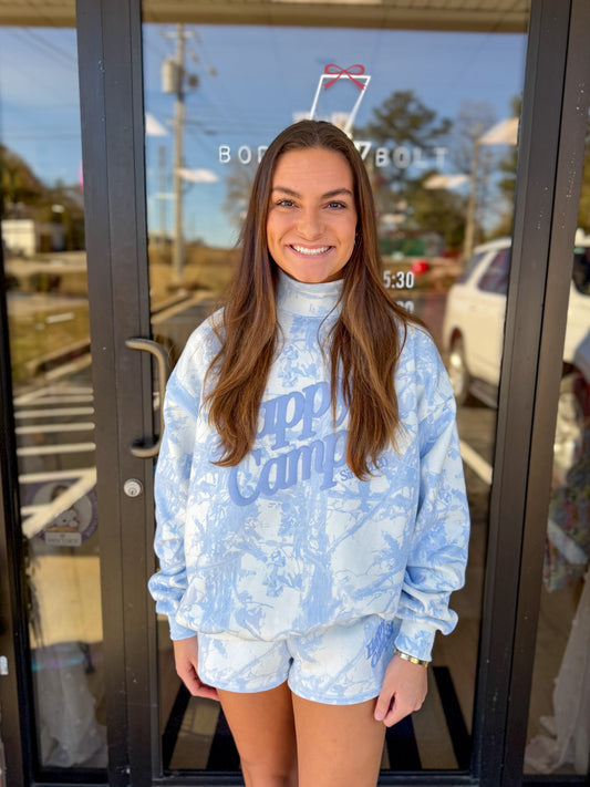 Happy Camp3r Camo Mockneck Sweatshirt
