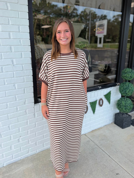 Sierra Stripe Midi Dress