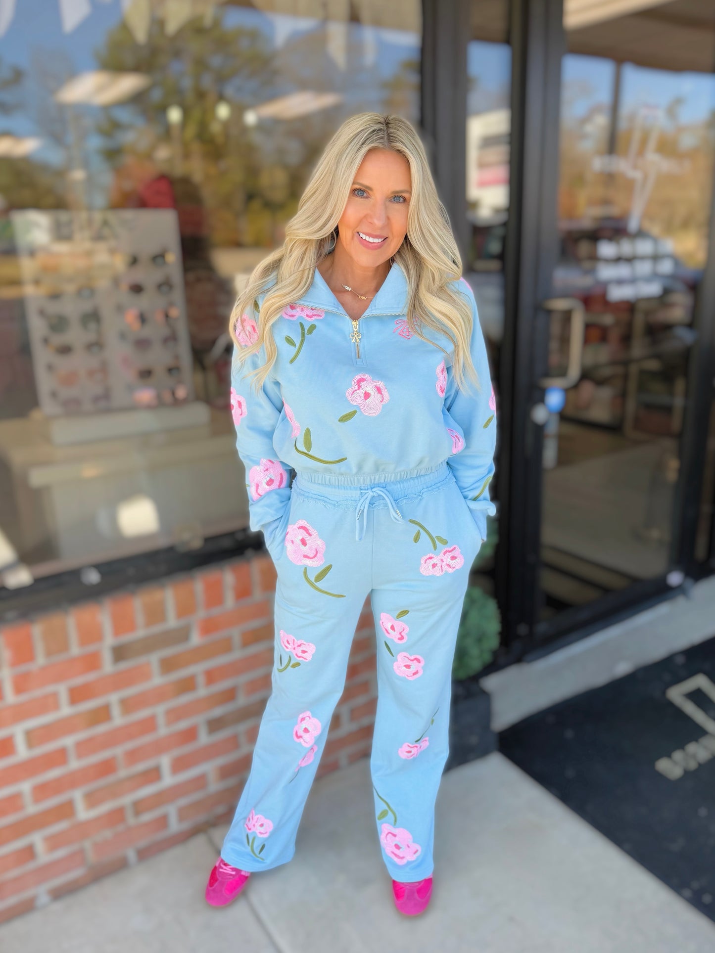 Brianna Cannon Floral Sweatpants