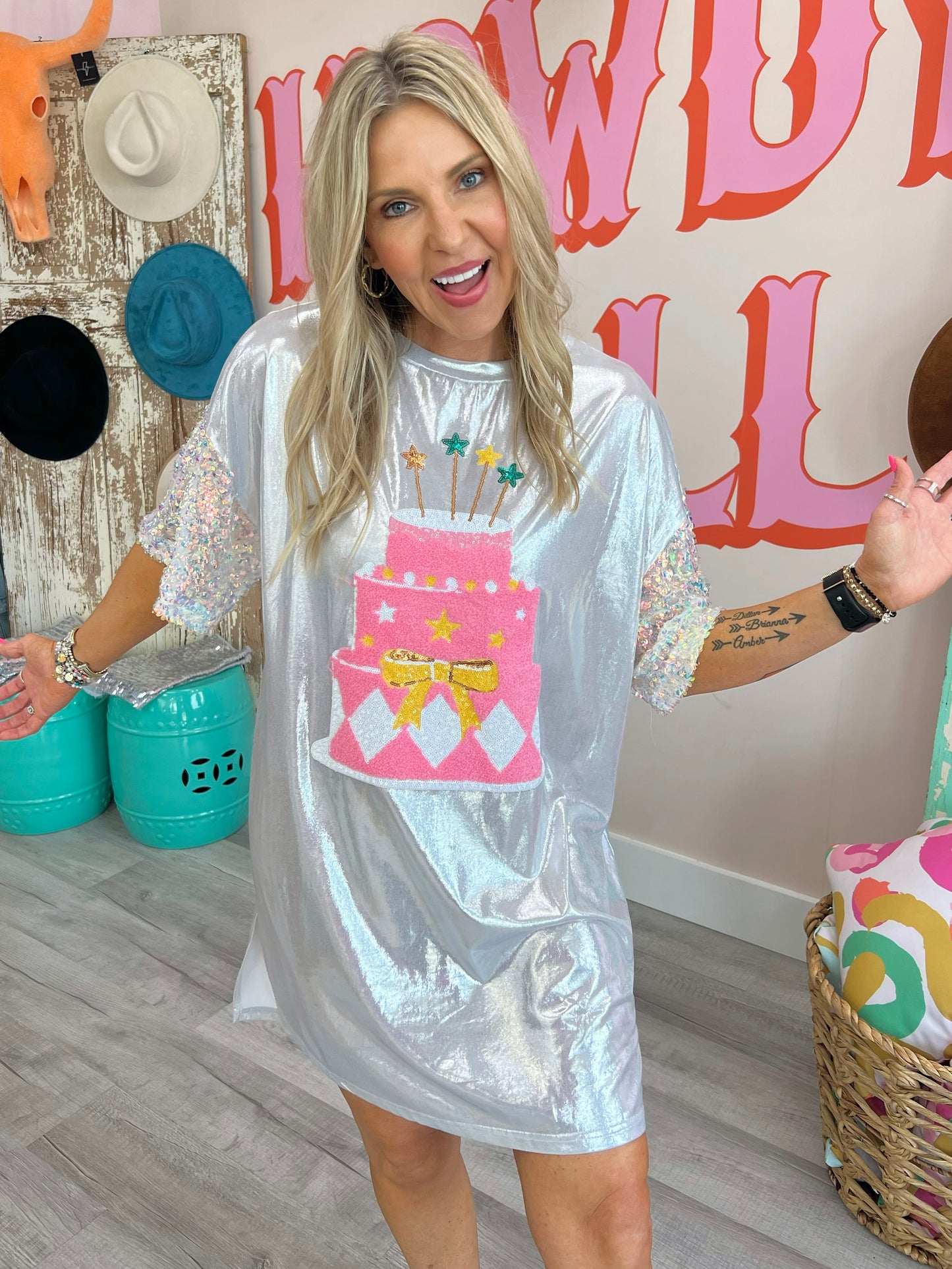 Foil Birthday Dress