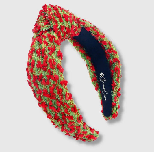 BC: Green & Red Textured Woven