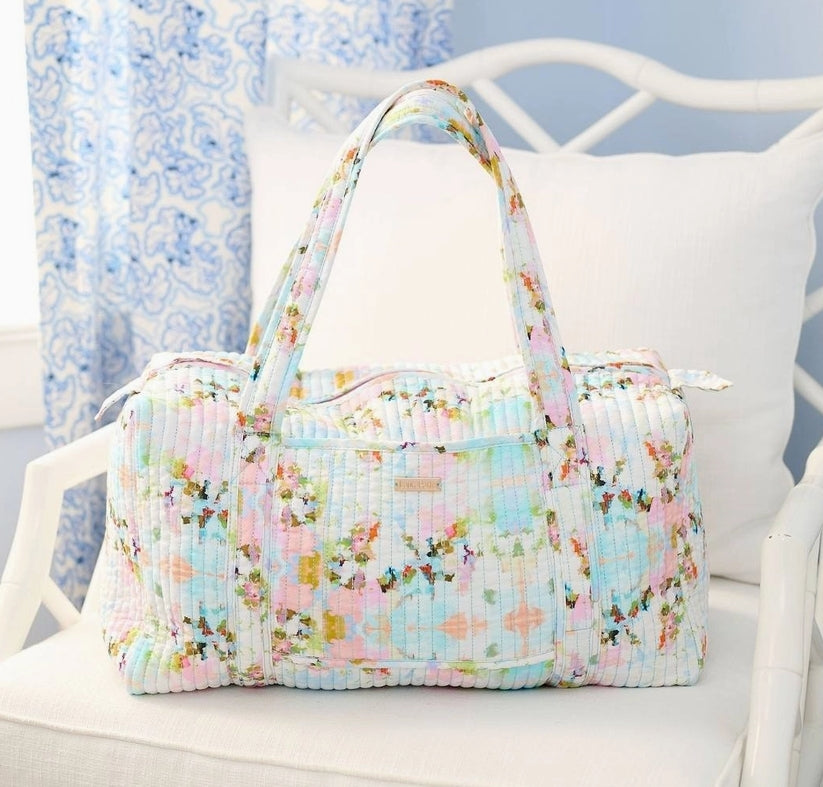 Laura Park Quilted Signature Duffle Bag