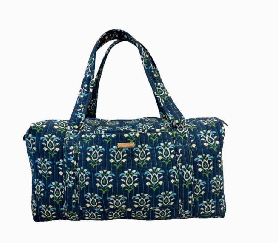 Laura Park Quilted Signature Duffle Bag